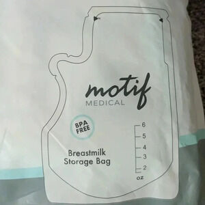 Motif Medical Breastmilk Storage Bags 90‎ Count 8oz BPA Free Freezer Safe NEW